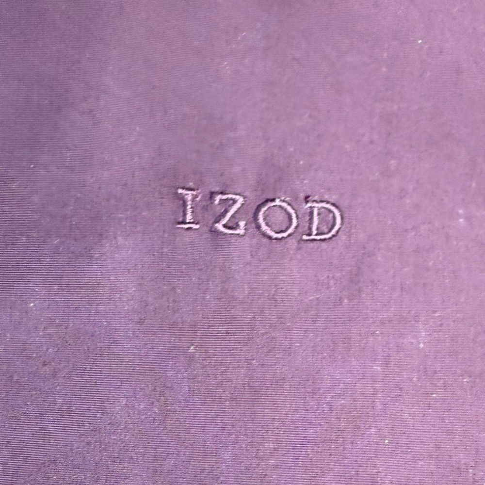 Izod Womens Purple Quarter Zip Pullover and Pants Tracksuit Set Jacket L-Pants M - Picture 10 of 10
